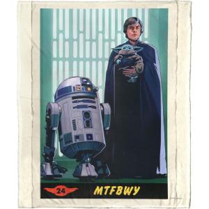 imageNorthwest Star Wars  The Mandalorian Silk Touch Throw Blanket 50quot x 60quot Winter WonderlandLuke and the Child