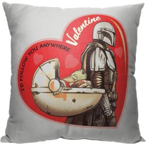 imageNorthwest Star Wars The Mandalorian Pillow 18quot x 18quot Rolling Through The SnowThis is the Way