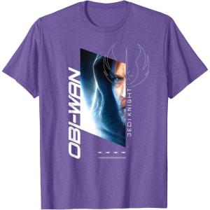 imageObiWan Kenobi Jedi Knight TShirtPurple Heather
