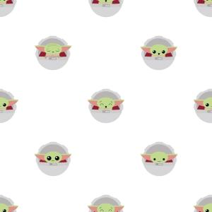 imageRoomMates Star Wars The Mandalorian Green Peel ampamp Stick Wallpaper by RoomMates RMK12422RL