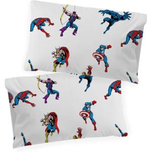imageSaturday Park Disney Star Wars Droids Pack of 2 Reversible Pillowcase  100 Organic Cotton Double Sided Pillow Cover  GOTS ampamp OekoTEX CertifiedMulti  Marvel Comics