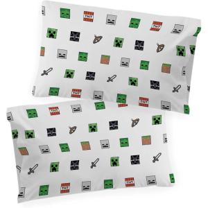 imageSaturday Park Disney Star Wars Droids Pack of 2 Reversible Pillowcase  100 Organic Cotton Double Sided Pillow Cover  GOTS ampamp OekoTEX CertifiedMulti  Minecraft