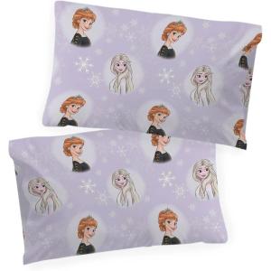 imageSaturday Park Disney Star Wars Droids Pack of 2 Reversible Pillowcase  100 Organic Cotton Double Sided Pillow Cover  GOTS ampamp OekoTEX CertifiedPurple  Frozen