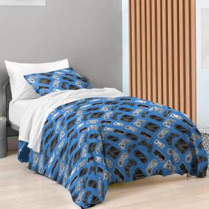 imageSaturday Park Star Wars Dark Side Darth Vader Tech FullQueen Duvet Cover and Sham Set  3 Piece 100 Organic Cotton Duvet Set  GOTS ampamp OekoTEX CertifiedBlue  Gamer