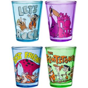imageSilver Buffalo Disney Star Wars Character Portraits 4 Pack Mini Glasses 15 OuncesThe Flintstones