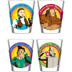 imageSilver Buffalo Disney Star Wars Character Portraits 4 Pack Mini Glasses 15 OuncesWizard of Oz