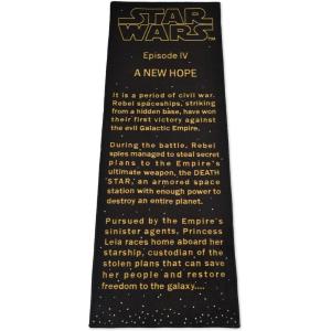 imageStar Wars A New Hope Title Crawl Printed Area Rug  Indoor Floor Mat Accent Rugs for Living Room and Bedroom Home Decor for Kids Playroom  Lucasfilm Gifts and Collectibles  26 x 77 Inches