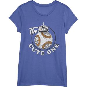 imageStar Wars BB8 The Cute One Graphic TShirt Z1 TShirtBright Blue Heather