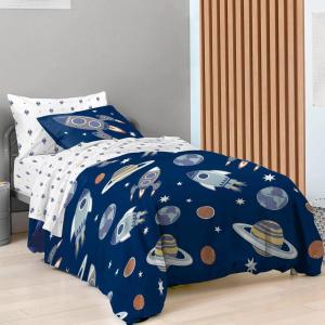 imageStar Wars Dark Side Darth Vader Tech Queen Bed Set  7 Piece 100 Organic Cotton Bedding with Duvet Cover and Sheets  GOTS ampamp OekoTEX CertifiedBlue  Outer Space