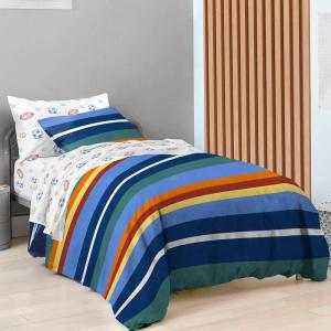 imageStar Wars Dark Side Darth Vader Tech Queen Bed Set  7 Piece 100 Organic Cotton Bedding with Duvet Cover and Sheets  GOTS ampamp OekoTEX CertifiedMulti  Stripes  Sports