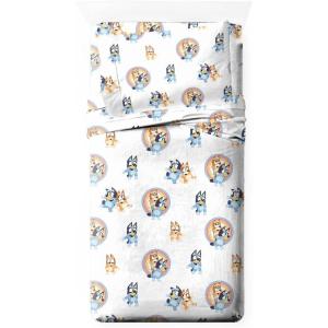 imageStar Wars Dark Side Darth Vader Tech Twin Sheet Set  3 Piece 100 Organic Cotton Sheets with Pillow Cover  GOTS ampamp OekoTEX CertifiedWhite  Bluey