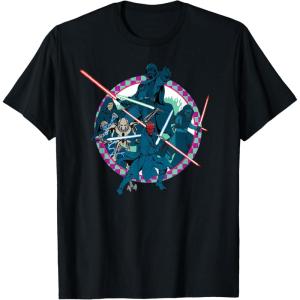 imageStar Wars Dark Side Darth Vader Villains of the Galaxy Vivid TShirtBlack