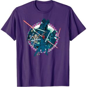 imageStar Wars Dark Side Darth Vader Villains of the Galaxy Vivid TShirtPurple