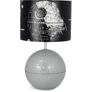imageStar Wars Death Star 3D Touch Lamp  LED Desk Lamp with Printed Death Star Lamp Shade  USB Lamp  14 Inches