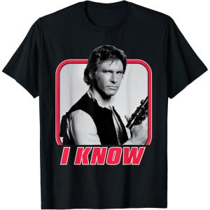 imageStar Wars Han Solo I Know Valentines Day TShirtBlack