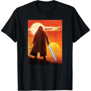 imageStar Wars ObiWan Kenobi Lightsaber Twin Suns TShirtBlack