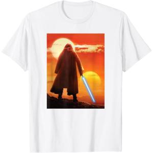 imageStar Wars ObiWan Kenobi Lightsaber Twin Suns TShirtWhite