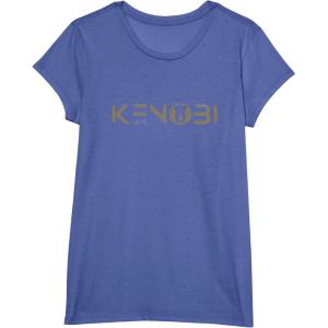 imageStar Wars ObiWan Kenobi Series Logo TShirtBright Blue Heather