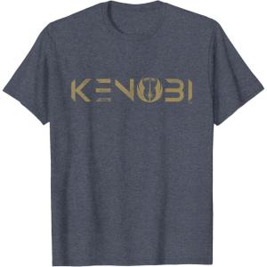 imageStar Wars ObiWan Kenobi Series Logo TShirtHeather Blue
