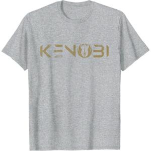 imageStar Wars ObiWan Kenobi Series Logo TShirtHeather Grey