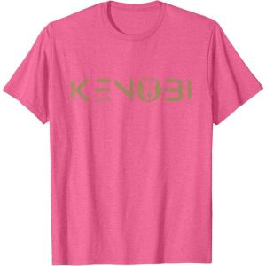 imageStar Wars ObiWan Kenobi Series Logo TShirtPink Heather