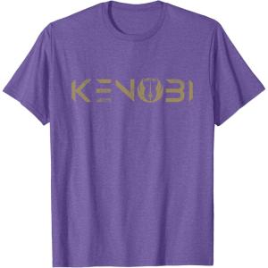 imageStar Wars ObiWan Kenobi Series Logo TShirtPurple Heather