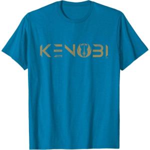 imageStar Wars ObiWan Kenobi Series Logo TShirtSapphire Blue