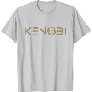 imageStar Wars ObiWan Kenobi Series Logo TShirtSilver Grey