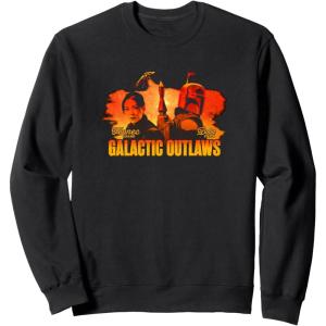 imageStar Wars The Book Of Boba Fett Galactic Sunset Poster SweatshirtBlack