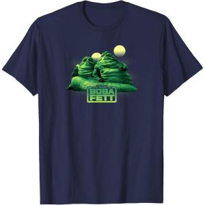 imageStar Wars The Book Of Boba Fett The Twins Green Twin Suns TShirtNavy Blue
