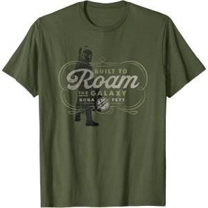imageStar Wars The Book of Boba Fett Built to Roam the Galaxy TShirtOlive Green