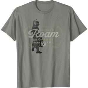 imageStar Wars The Book of Boba Fett Built to Roam the Galaxy TShirtOlive Heather