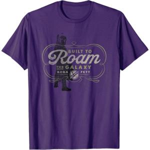 imageStar Wars The Book of Boba Fett Built to Roam the Galaxy TShirtPurple