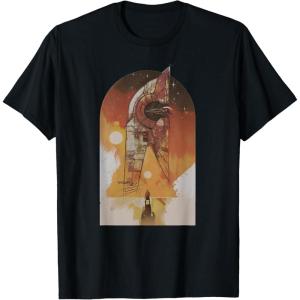 imageStar Wars The Book of Boba Fett Ship Tatooine TShirtBlack
