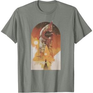 imageStar Wars The Book of Boba Fett Ship Tatooine TShirtOlive Heather