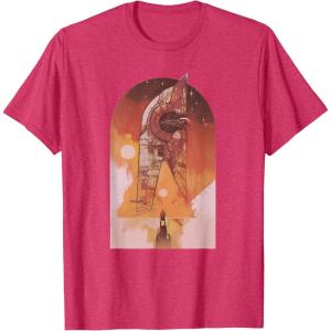 imageStar Wars The Book of Boba Fett Ship Tatooine TShirtRed Heather