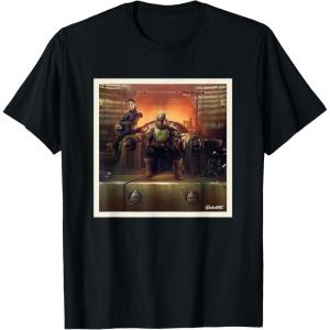 imageStar Wars The Book of Boba Fett and Fennec Shand Polaroid TShirtBlack