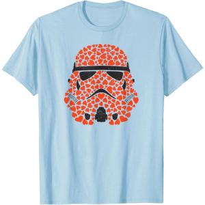 imageStar Wars Valentines Day Stormtrooper Hearts TShirtBaby Blue