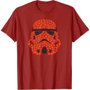 imageStar Wars Valentines Day Stormtrooper Hearts TShirtCranberry Red