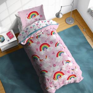imageSunny Side Up Star Wars Young Jedi Adventures Twin Comforter Set  5 Piece Kids Bedding Includes Comforter Sheets ampamp Pillow Cover  Super Soft Microfiber Bed SetPink  Rainbow Unicorns