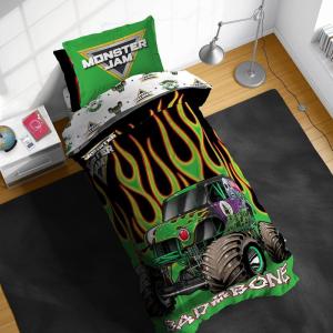 imageSunny Side Up Star Wars Young Jedi Adventures Twin Comforter Set  5 Piece Kids Bedding Includes Comforter Sheets ampamp Pillow Cover  Super Soft Microfiber Bed SetMulti  Monster Jam