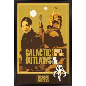 imageTrends International Star Wars The Book of Boba Fett  Galactic Outlaws Wall Poster 22375quot x 34quot Premium Unframed VersionBlack Framed Version
