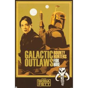 imageTrends International Star Wars The Book of Boba Fett  Galactic Outlaws Wall Poster 22375quot x 34quot Premium Unframed VersionPremium Unframed Version