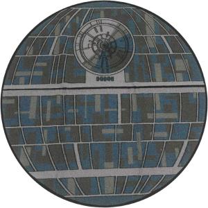 imageUkonic Star Wars Galactic Empire Death Star Area Rug  52Inch Round Floor Rug