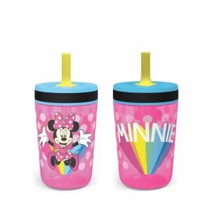 imageZak Designs Star Wars The Mandalorian Kelso Toddler Cups For Travel or At Home 15oz 2Pack Durable Plastic Sippy Cups With LeakProof Design is Perfect For Kids Baby Yoda GroguDisney Minnie Mouse