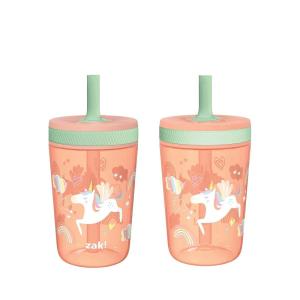 imageZak Designs Star Wars The Mandalorian Kelso Toddler Cups For Travel or At Home 15oz 2Pack Durable Plastic Sippy Cups With LeakProof Design is Perfect For Kids Baby Yoda GroguUnicorn