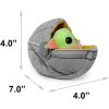 imageBuckleDown Dog Toy Mandalorian Plush Squeaker Star Wars The Child Carriage Pose Baby yoda 8quot x 8quot DTPTSWBIJ for All Breed Sizes8 x 8