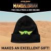 imageSTAR WARS The Mandalorian Grogu PeekABoo Knitted Cuffed Beanie Black One Size