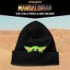 imageSTAR WARS The Mandalorian Grogu PeekABoo Knitted Cuffed Beanie Black One Size