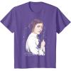 imageStar Wars  Leia Celestial TShirtPurple Heather